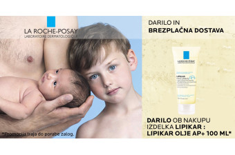 Darilo: Lipikar olje AP+ 100 ml ob nakupu izdelka Lipikar Darilo: Lipikar olje AP+ 100 ml ob nakupu izdelka Lipikar