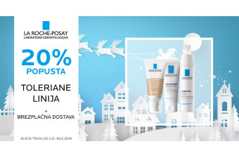 La Roche-Posay Toleriane 20 % ugodneje + brezplačna dostava La Roche-Posay Toleriane 20 % ugodneje + brezplačna dostava