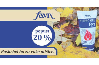 Favn Turbo gel F23 20 % ugodneje Favn Turbo gel F23 20 % ugodneje