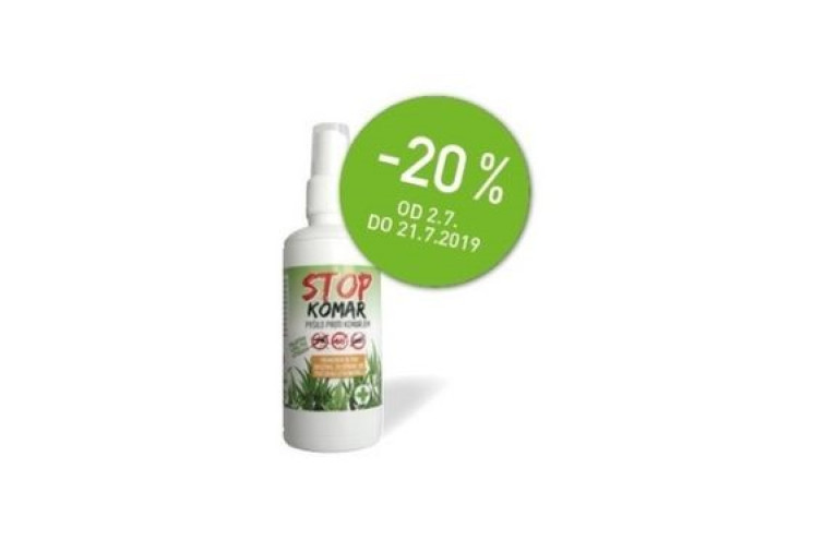 STOP pršilo proti komarjem in klopom 20 % ugodneje STOP pršilo proti komarjem in klopom 20 % ugodneje
