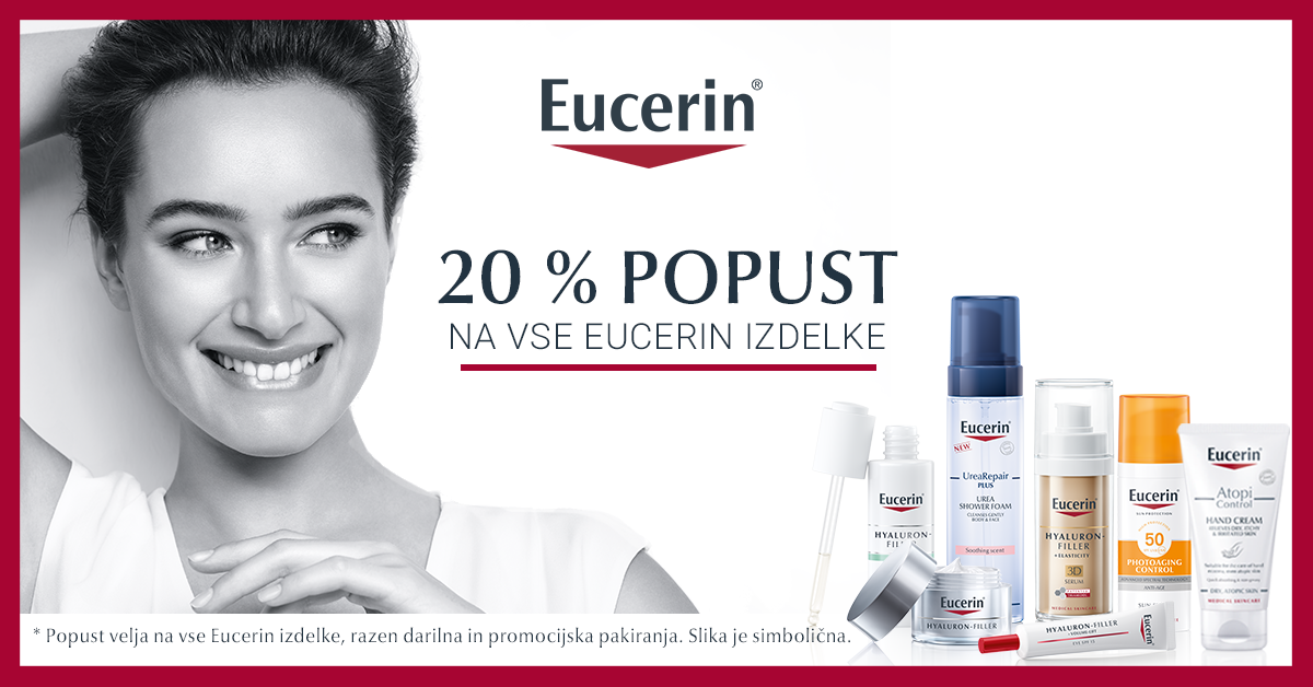 Eucerin vsi izdelki -20 %