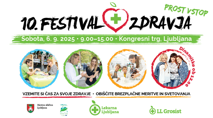 Banner - Festival zdravja